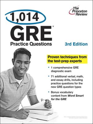 cover image of 1,014 GRE Practice Questions